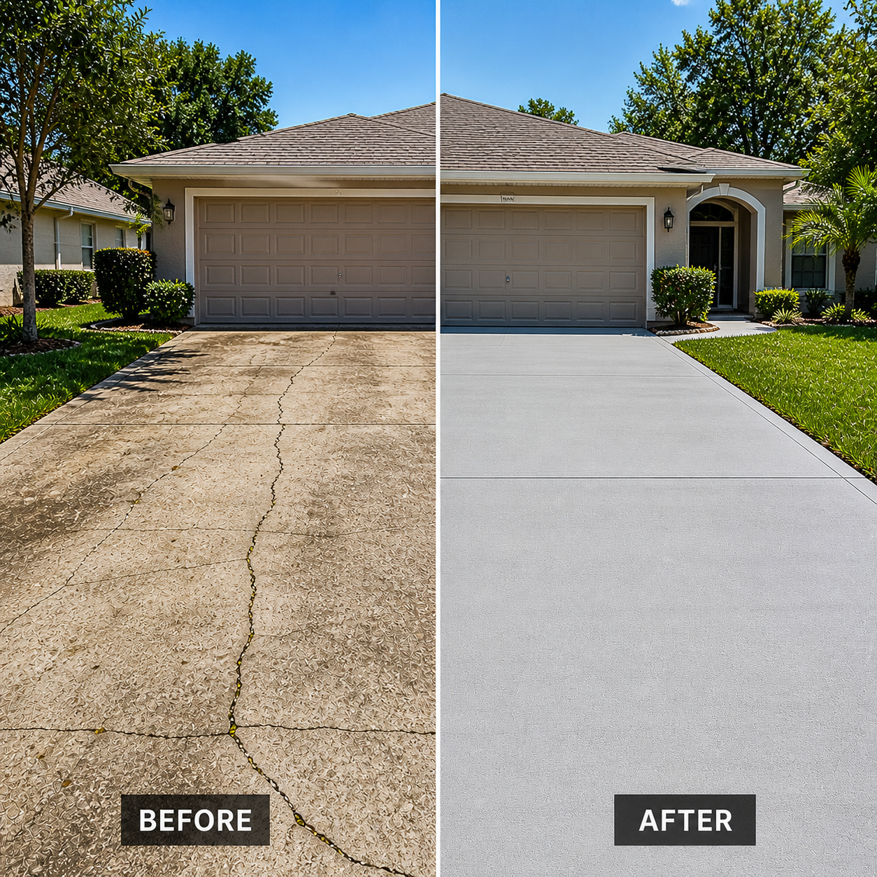 professional driveway installation by builders of the south